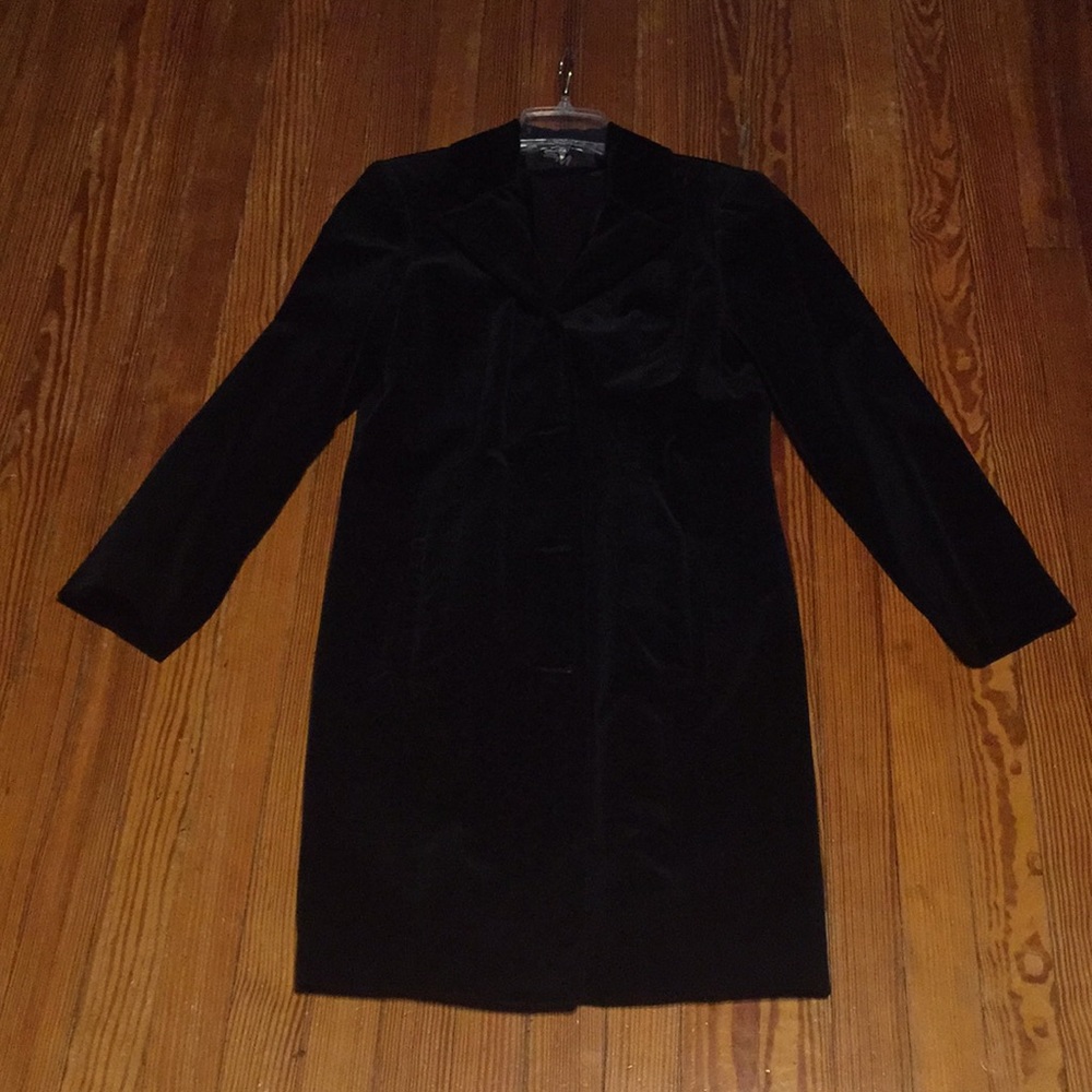 Black Velvet Coat